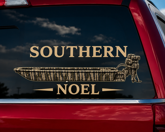 Southern Noel Duck Boat Decal